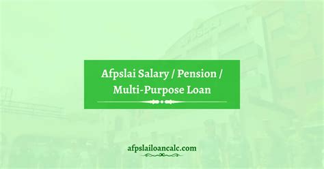 AFPSLAI MPL » Afpslai Loan Calculator.